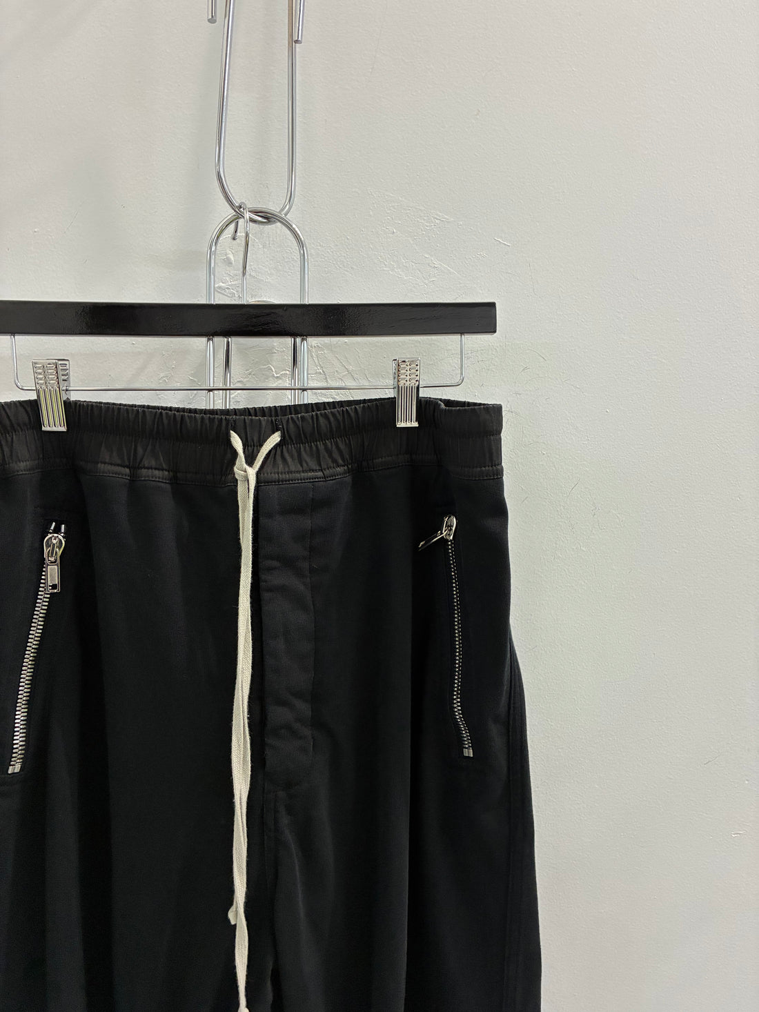 RICK OWENS RUNWAY ZIPPER SWEAT PANTS