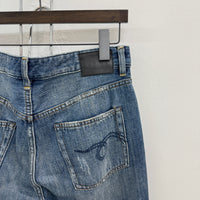 WOMENS R13 LIGHT WASH DENIM JEANS