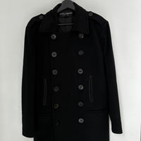 DOLCE & GABBANA DOUBLE BREASTED WOOL COAT