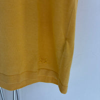 HERMES VINTAGE YELLOW COTTON/SILK S/S TOP