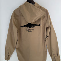 SUPREME PLANE HOODED BUTTON UP