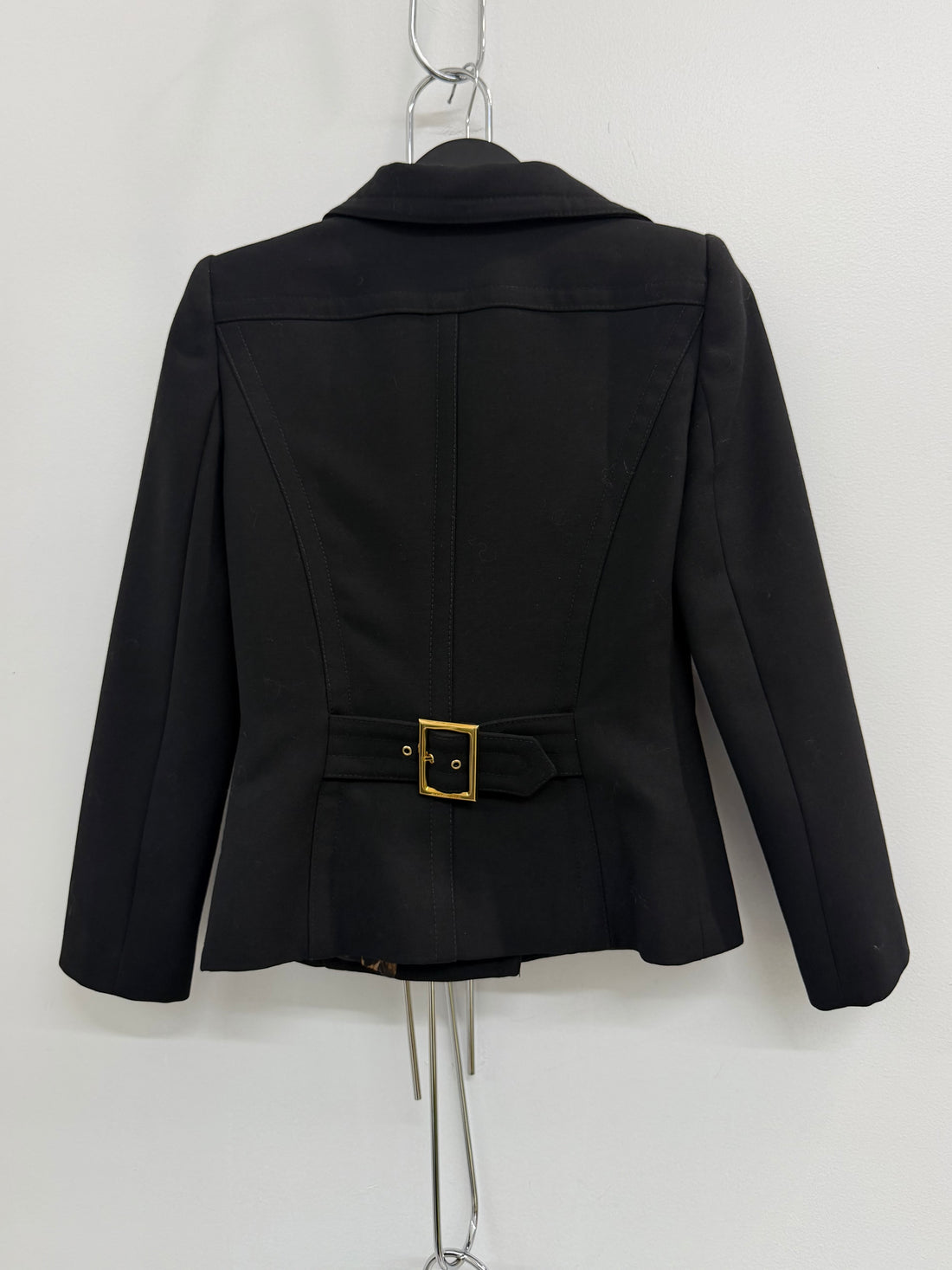 FW2001 DOLCE & GABBANA BLACK WOOL MATCHING SET