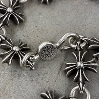 CHROME HEARTS VINTAGE CUT OUT CROSS BRACELET